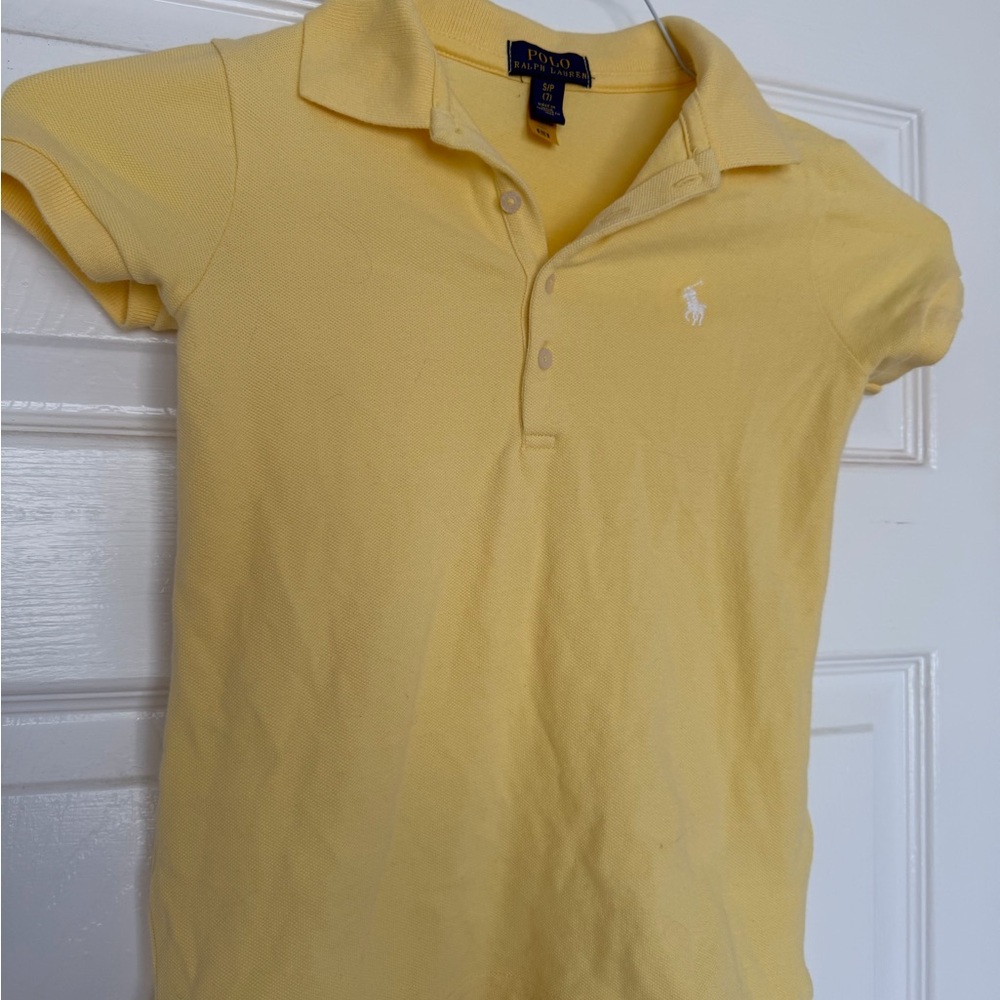 Polo by Ralph Lauren Girls Sunny Yellow Polo Shirt